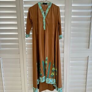 Khaadi Pakistani Kurta Kameez Embroidered Size 10